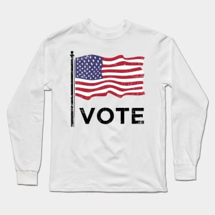 Distressed Election Day November 6 2018 Women Men Boys Girls Long Sleeve T-Shirt